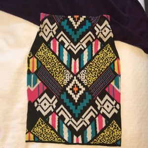Eclectic Pencil Skirt